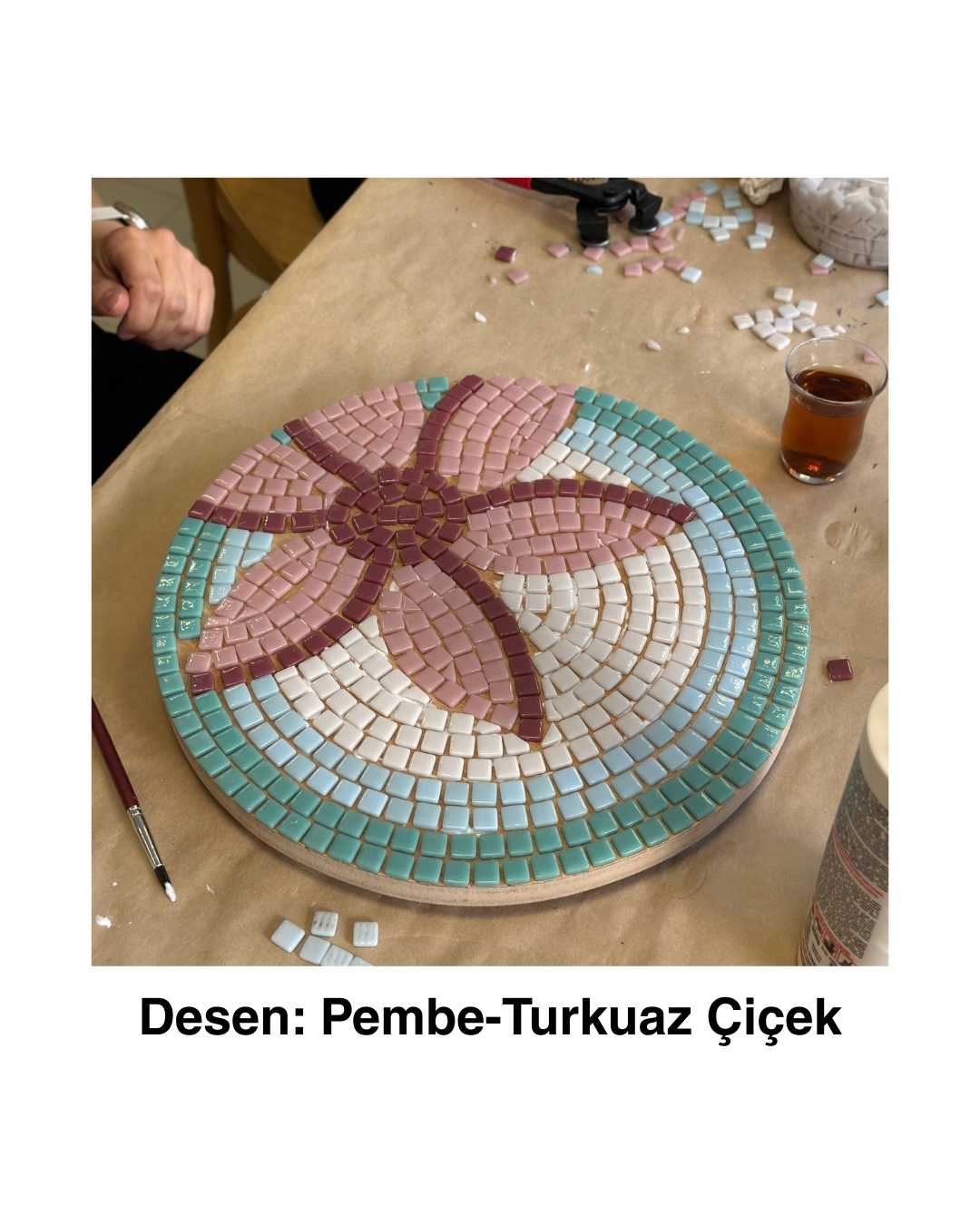 Mozaik sehpa atölyesi ankara kreatif atölye